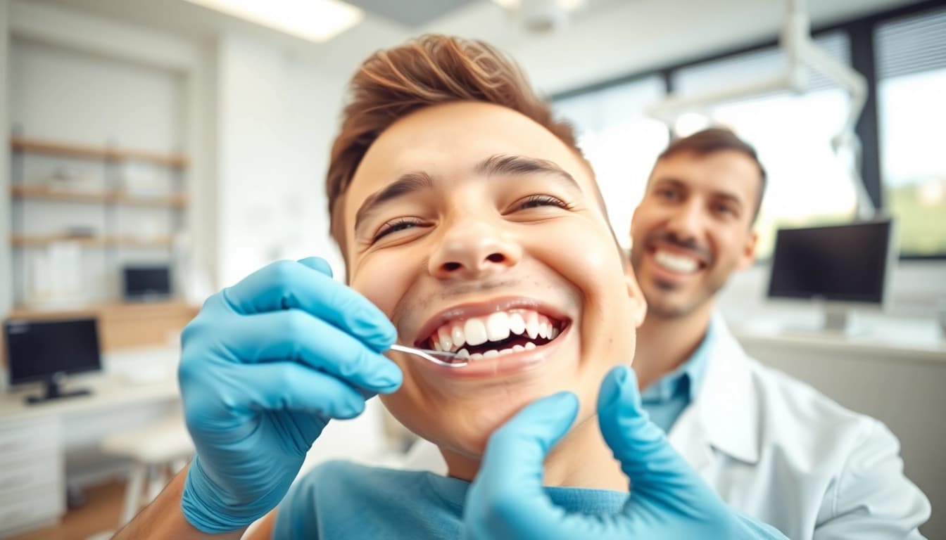 Orthodontist Edmonton providing patient care in a welcoming dental office.