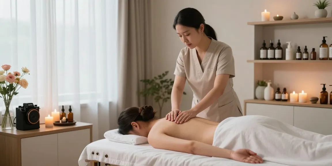Experience premium 영등포스웨디시 massage in a serene spa setting.