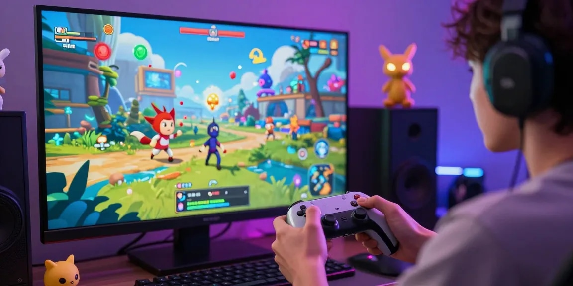Playing imaginative hentai games with colorful fantasy graphics