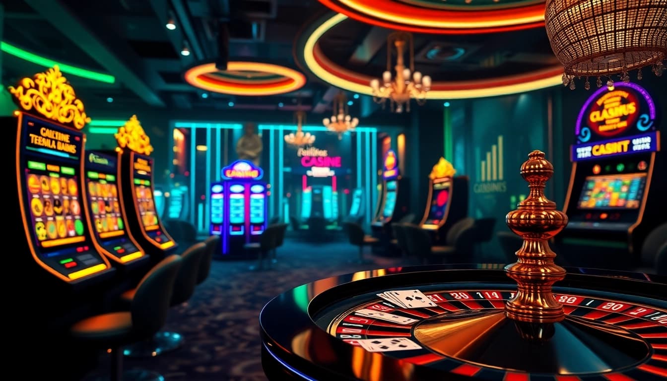 Vivez l'excitation d'un casino en ligne fiable en France avec des éléments de jeu luxueux.