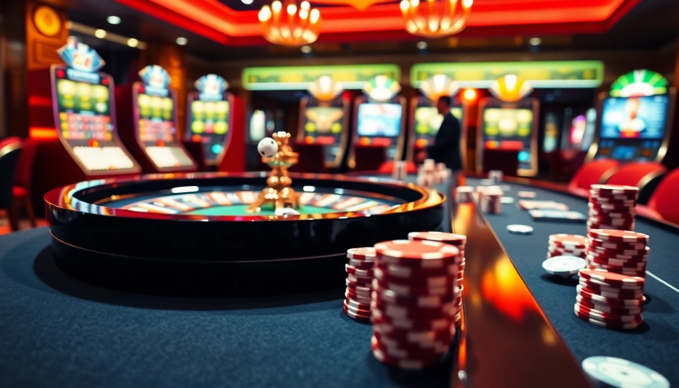 Découvrez l'excitation du casino en ligne France fiable avec une roulette numérique dynamique et un gameplay engageant.