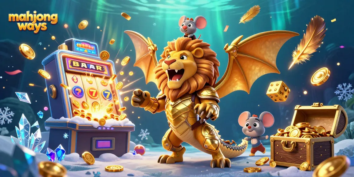 Experience thrilling mahjong ways action with a vibrant 3D casino illustration showcasing dynamic gameplay elements and characters.