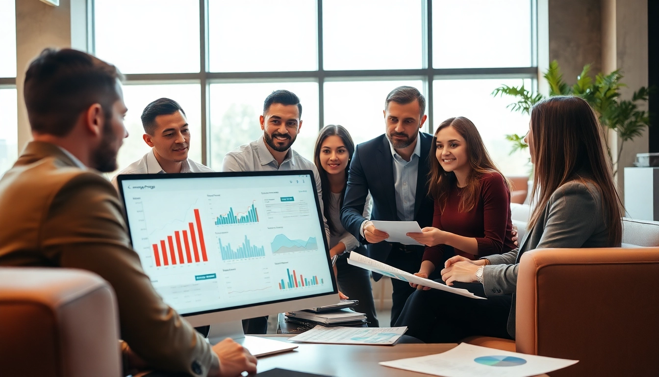 Analyze competitor pricing strategies in a professional office environment with a marketing team.