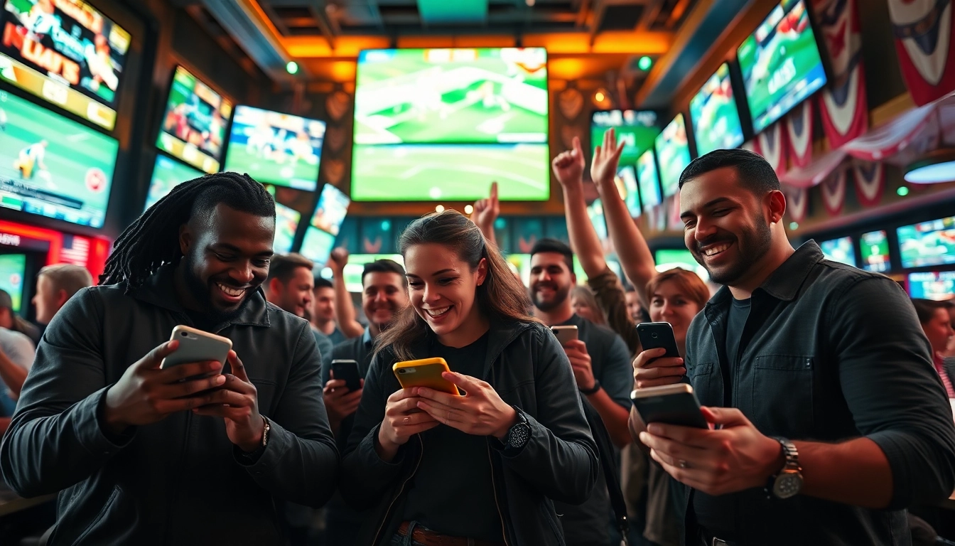 Discover a vibrant sports bar atmosphere illustrating online sportsbooks Texas excitement.