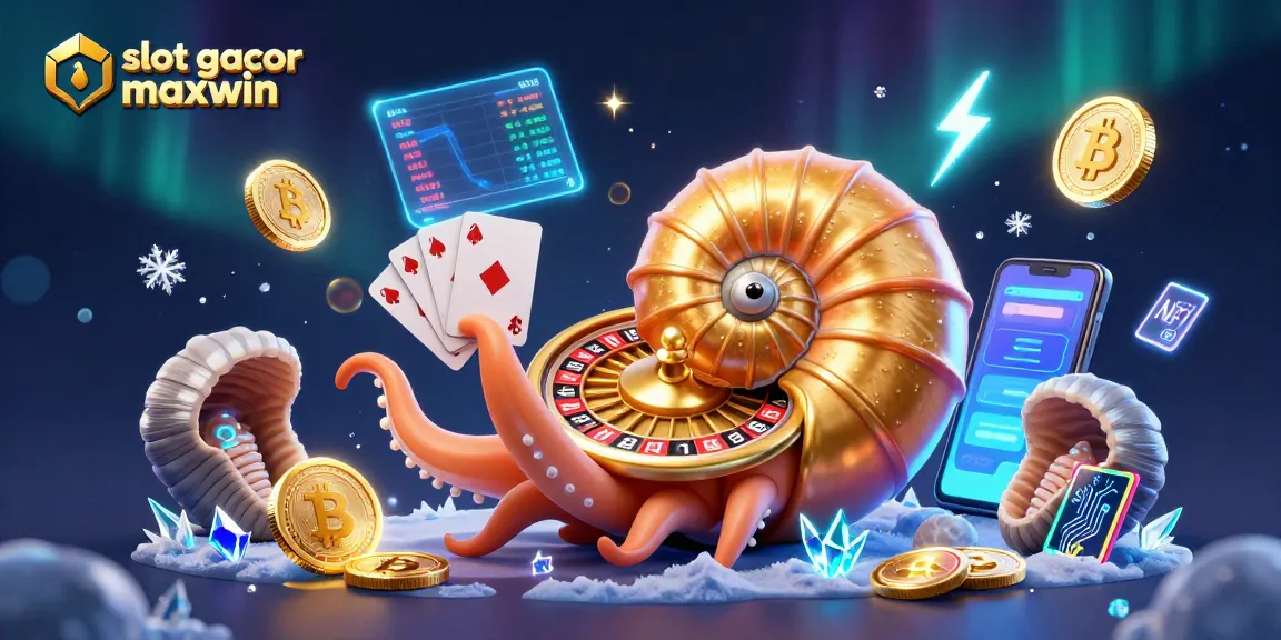 Experience winning with slot gacor maxwin in this vibrant 3D casino illustration.