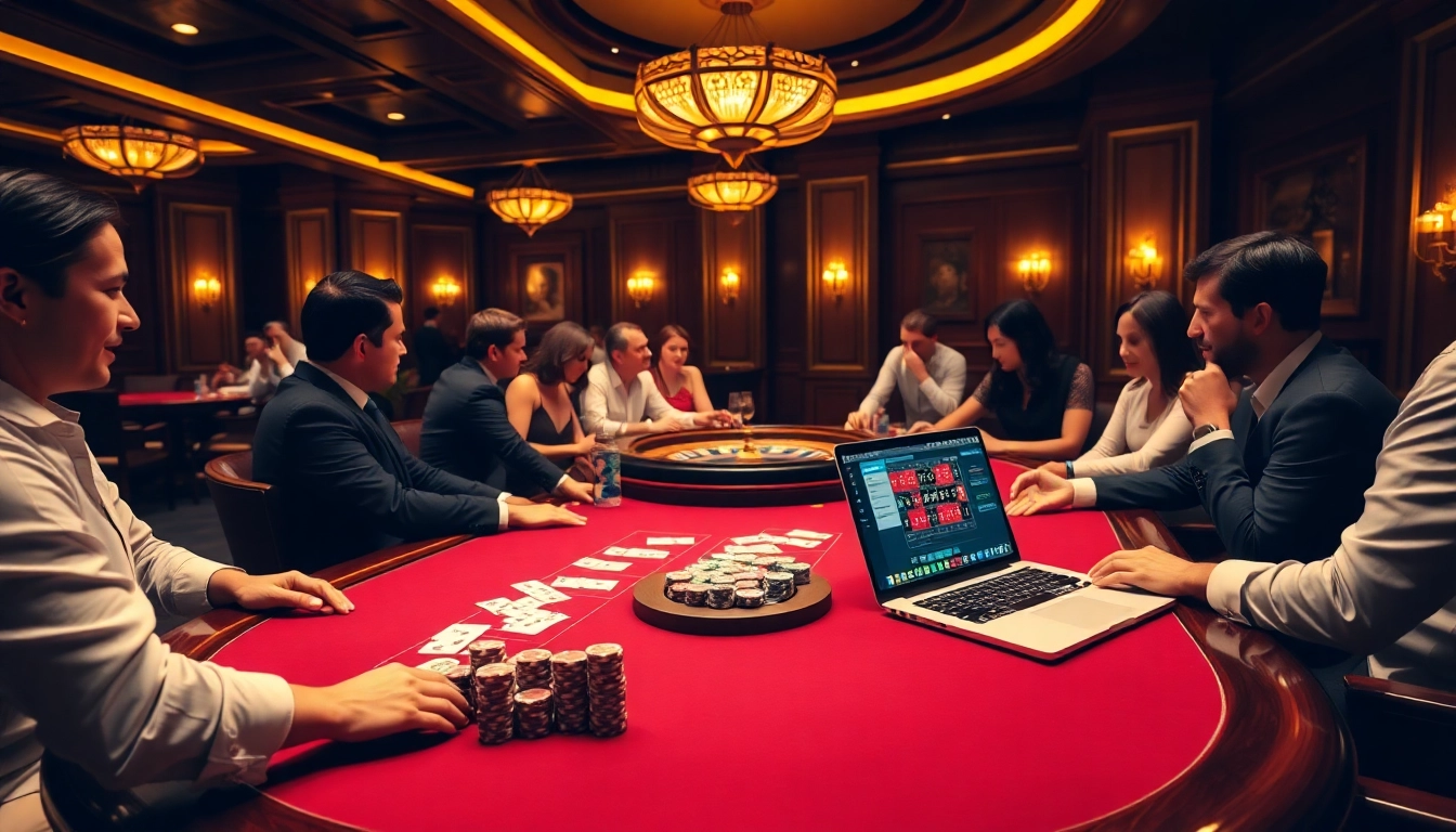 Vivez l'excitation du casino en ligne france fiable avec des jeux de poker vibrants et une décoration élégante.