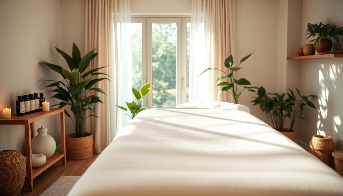 Experience soothing 출장안마 in a serene spa room with calming ambiance and elegant decor.