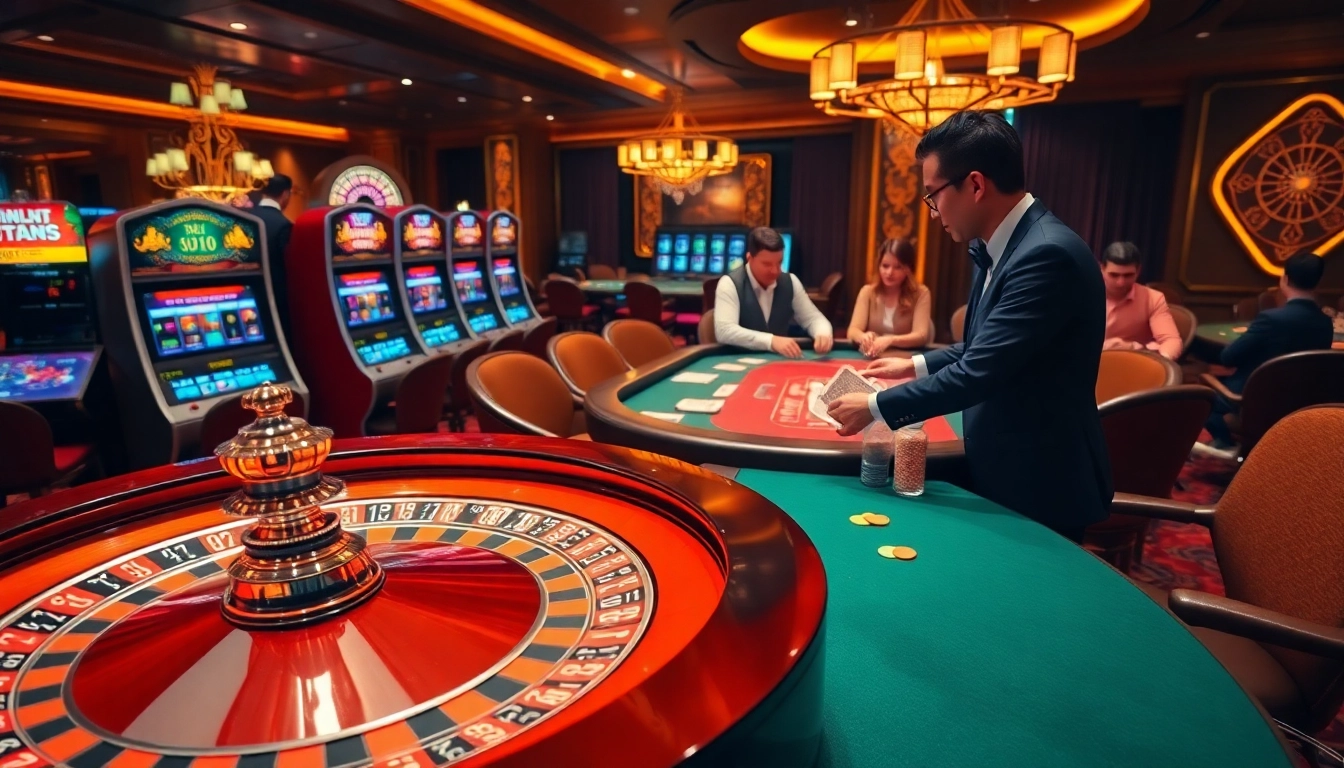 Ressentez l'excitation de jouer au casino en ligne France à une table de roulette luxueuse.