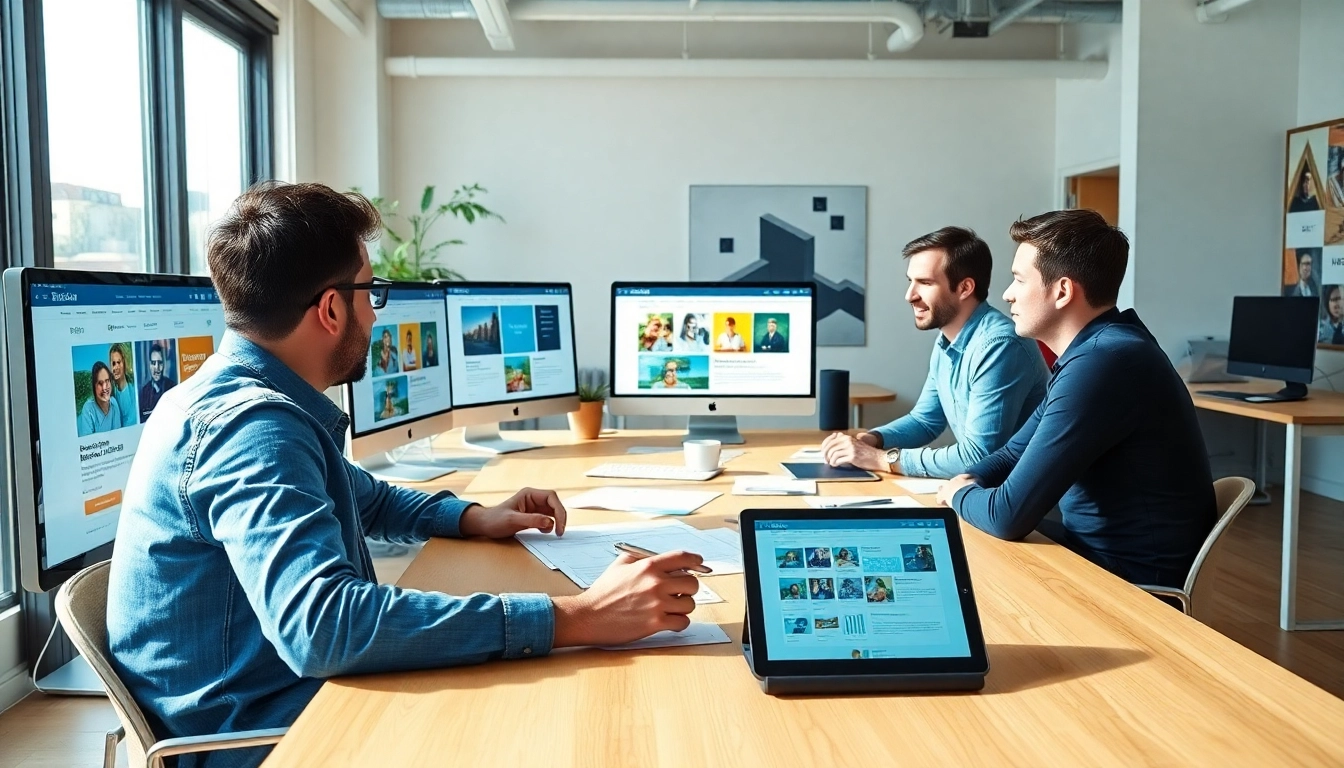 Webflow Agentur präsentiert ein kreatives Team bei der Webdesign-Zusammenarbeit.