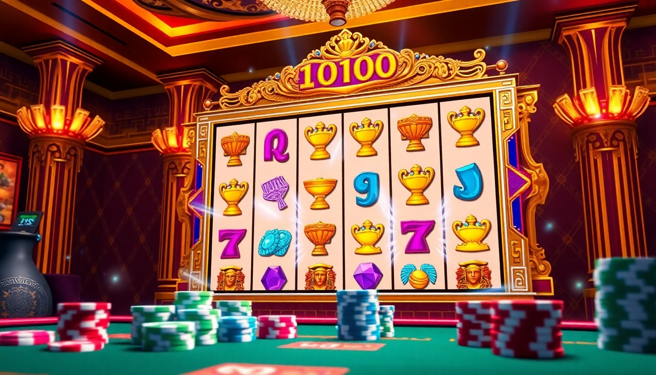 Experience the excitement of Olympus 1000 slot machine with vibrant symbols and immersive gameplay.