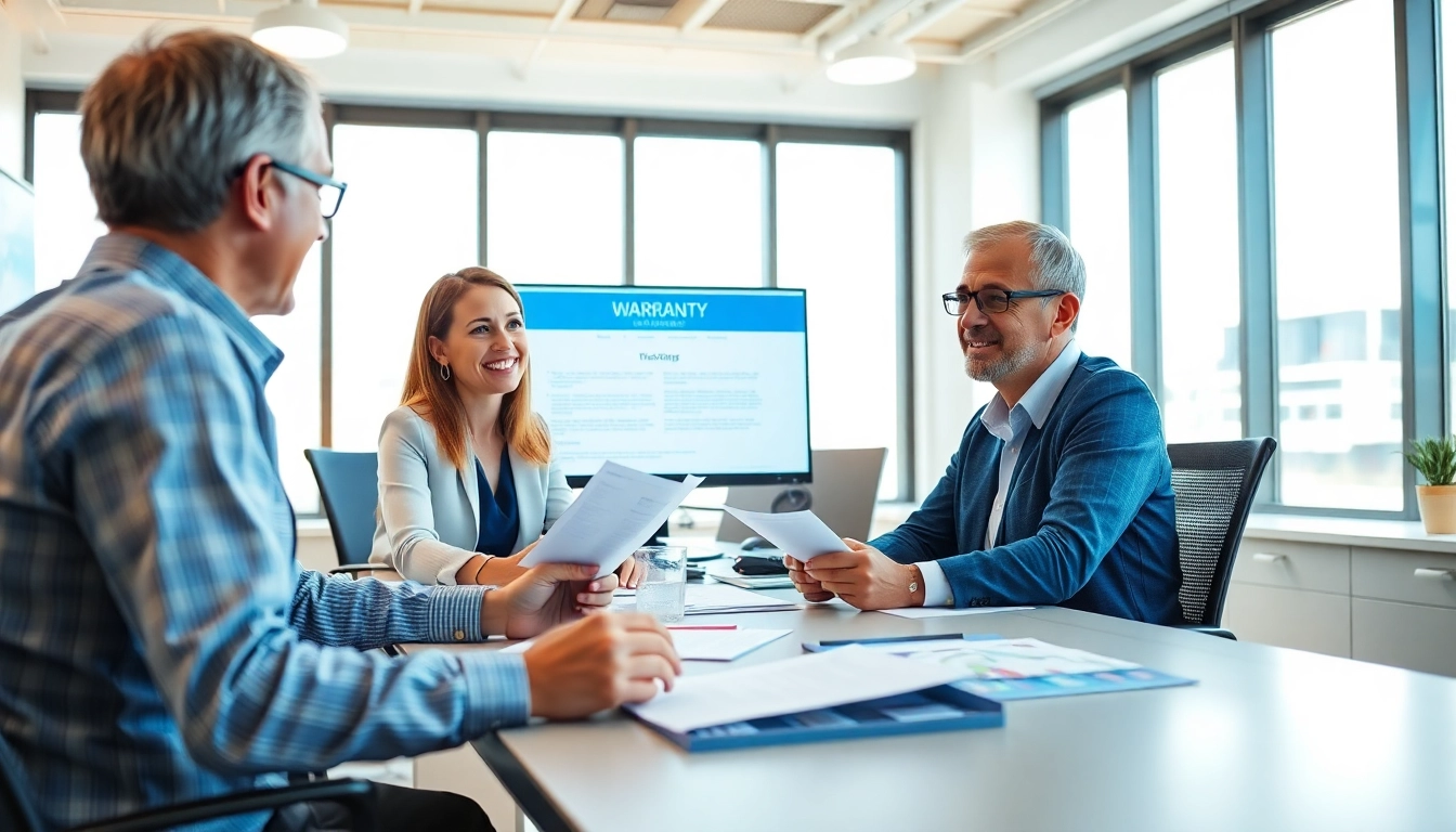Streamlined no hassle warranty claims assistance in a customer-friendly office setting.