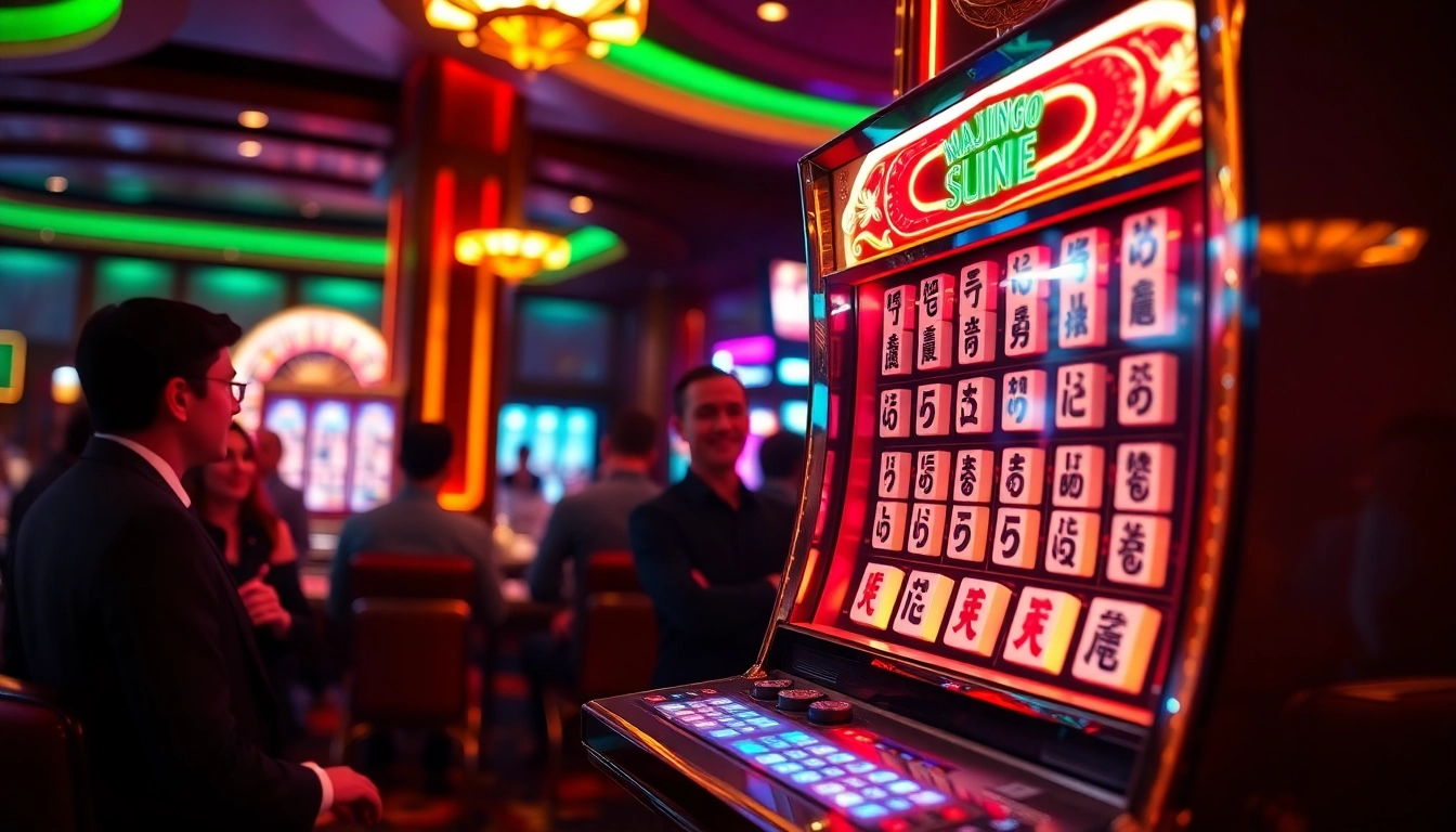 Rasakan pengalaman bermain yang mendebarkan dengan demo slot Mahjong di lingkungan kasino mewah.