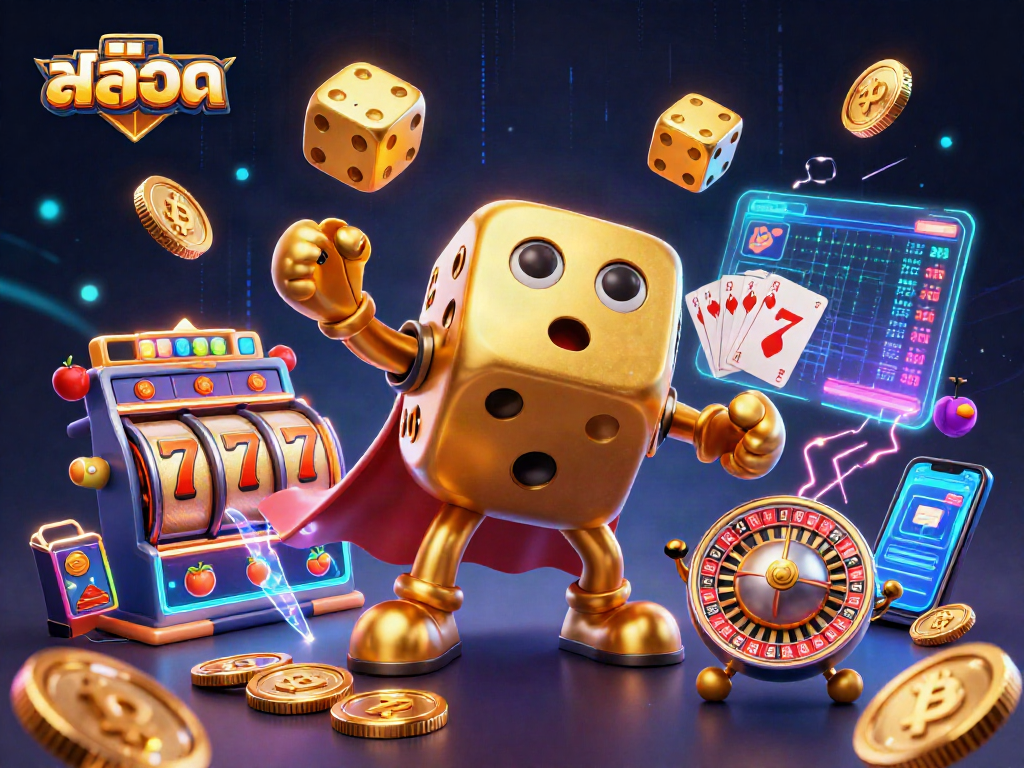 Engage in thrilling สล็อต gameplay with dazzling characters and vibrant casino elements.