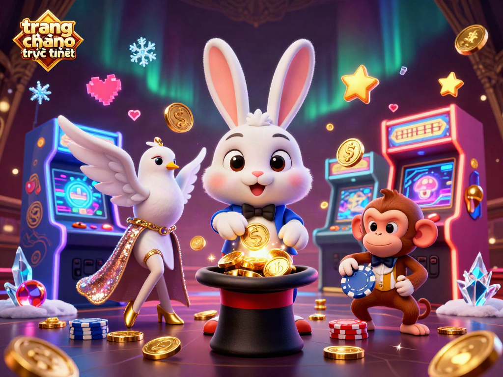 Chơi hấp dẫn tại trang chơi casino trực tuyến với các nhân vật vui nhộn và trò chơi thú vị.