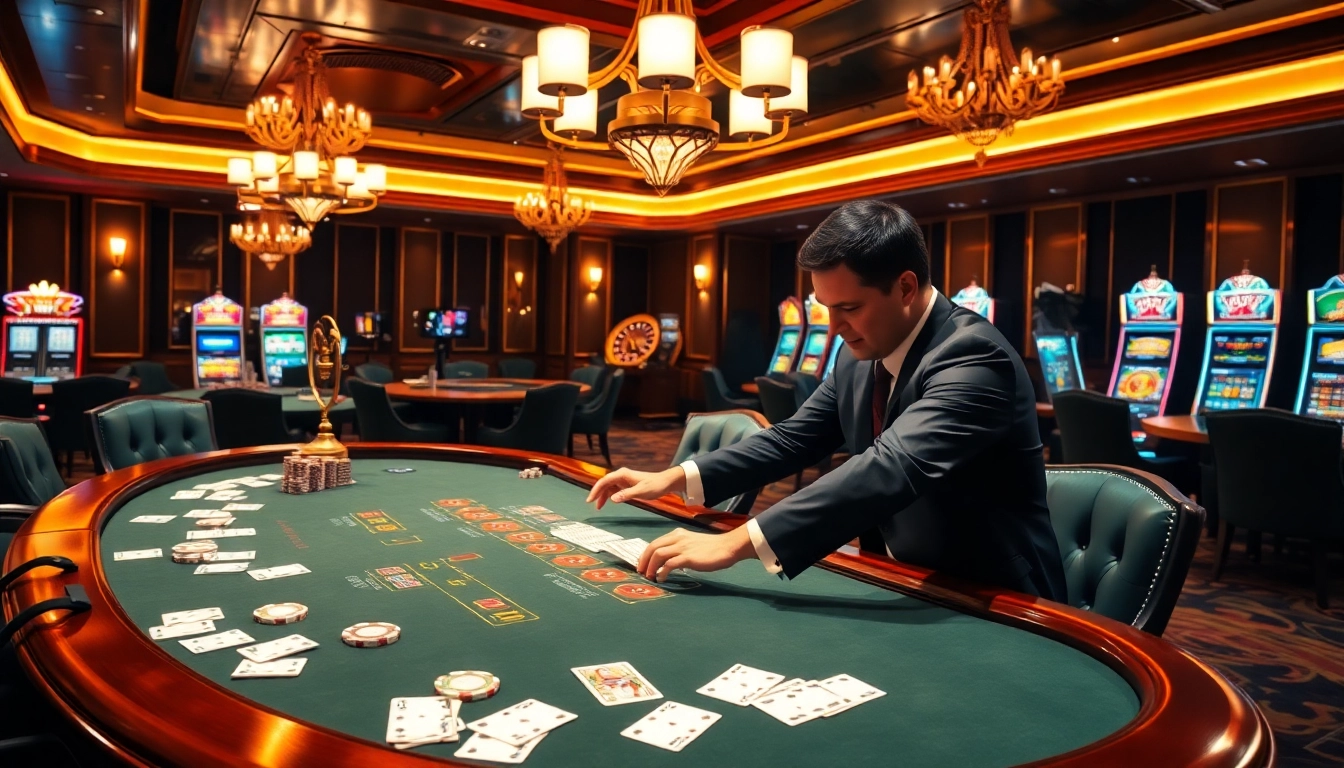 Découvrez l'excitation du casino en ligne France fiable avec des tables de jeu professionnelles et une atmosphère dynamique.