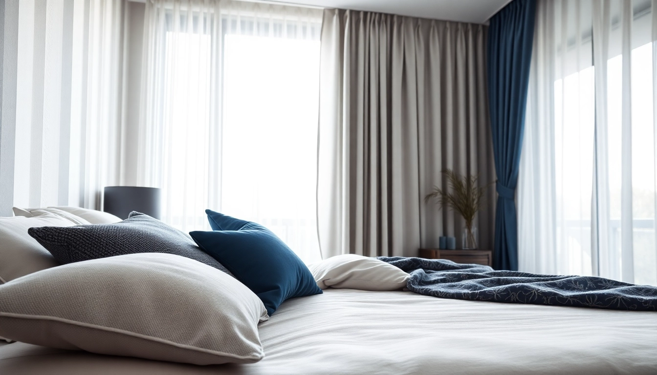 Geniet van verduisterende gordijnen die stijl toevoegen aan uw interieur.
