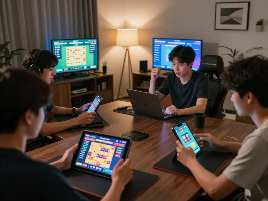 Pemain yang terlibat menikmati pengalaman bermain game Toto Togel secara online dalam suasana yang nyaman.
