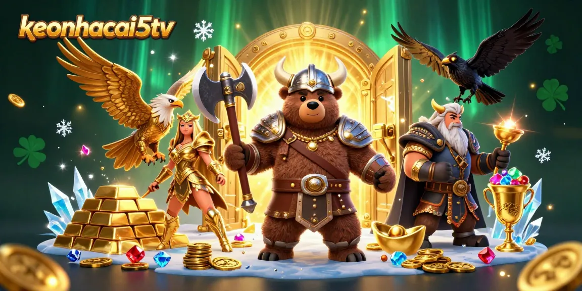 Enhance your bets with keonhacai5tv's immersive 3D casino adventure.