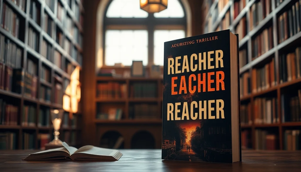 Discover thrilling alternatives, better than Reacher, among captivating novels in a cozy library.