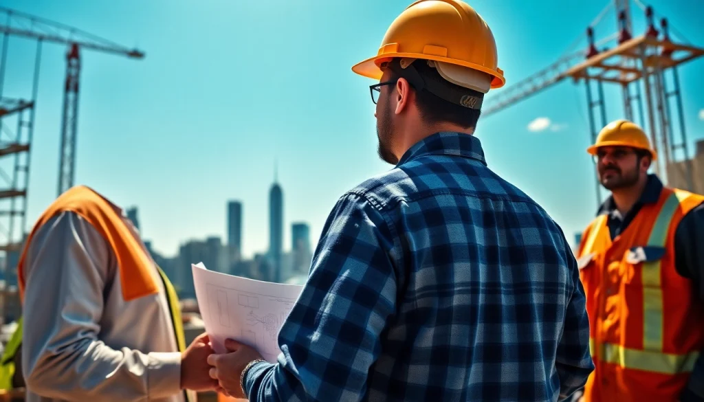 Showcase of a New York City General Contractor managing a construction project with teamwork.