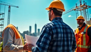 Showcase of a New York City General Contractor managing a construction project with teamwork.