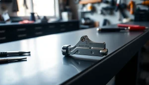 WOT trigger price displayed on a sleek, polished workbench highlighting craftsmanship.