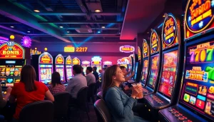 Merasakan keseruan istana777 bet dengan mesin slot yang hidup dan pemain aktif.