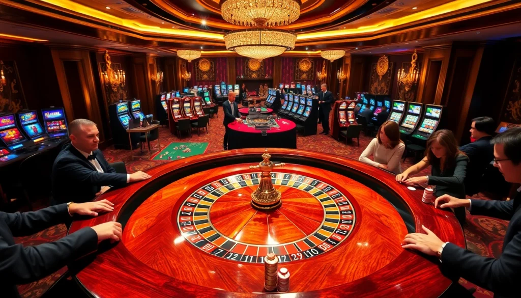 Experience the thrill of gambling at https://soibet.vision/ with our vibrant casino scene, featuring poker chips and roulette.