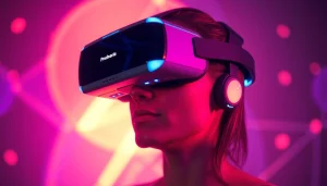 Experience the allure of sex AI through immersive virtual reality in a captivating digital landscape.