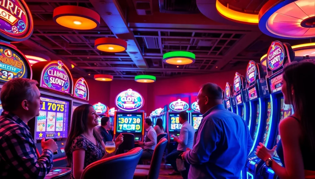 Rasakan sensasi bermain slot depo 1k dengan mesin slotberwarna-warni dan suasana kasino yang hidup.